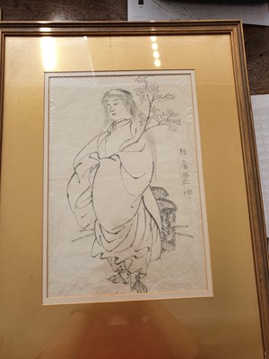 Lot 456 - A COLLECTION OF JAPANESE PRINTS AND DRAWINGS.