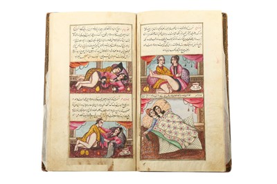 Lot 256 - AN ILLUSTRATED EROTIC MANUSCRIPT: THE BOOK OF ALFIEH AND SHARDUYEH