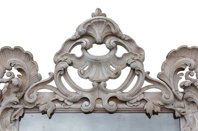 Lot 98 - A MID 18TH CENTURY ENGLISH CARVED ROCOCO FRAME FORMERLY IN THE ROYAL COLLECTION, BUCKINGHAM PALACE