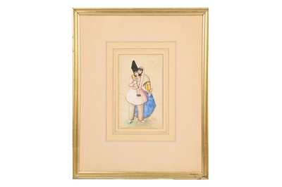 Lot 181 - TWO PORTRAITS: MOTHER AND CHILD AND THE LOVERS
