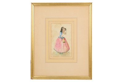 Lot 181 - TWO PORTRAITS: MOTHER AND CHILD AND THE LOVERS