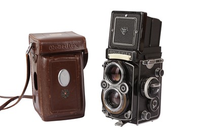 Lot 124 - A Metered Rolleiflex 3.5F TLR Camera