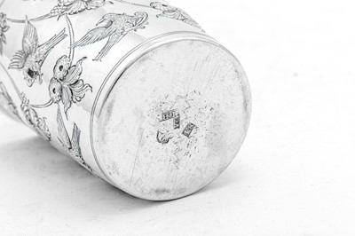 Lot 390 - An Alexander I early 19th century Russian 84 zolotnik beaker, Moscow circa 1805 by E.Д (Unidentified, Postnikova 2435)