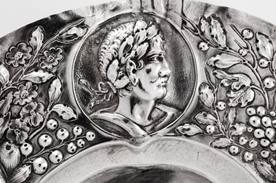 Lot 448 - A late 17th century German silver charger, Augsburg circa 1680 by Abraham Waremberger (active 1664-1703/04)