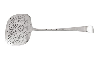 Lot 429 - A late 18th century Dutch silver fish slice, Den Bosch 1770 by Franciscus Herle (active 1744-1798)