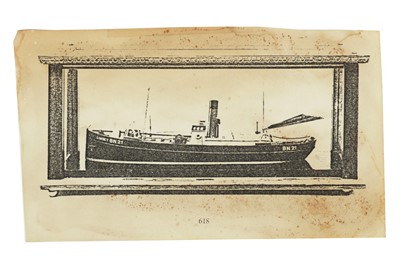 Lot 155 - A SCALE MODEL OF THE STEAM TRAWLER LINSEY OF BOSTON, LICENCE NO. BN21