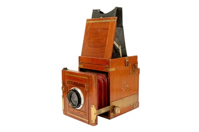 Lot 19 - A Kershaw Patent Quarter Plate Reflex Tropen Camera