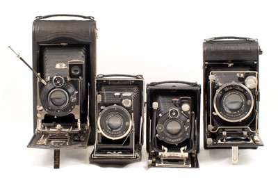 Lot 89 - A Good Group of Zeiss & Other Folding Cameras.