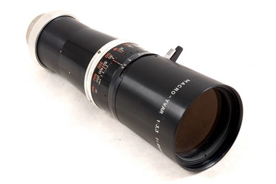 Lot 193 - C-Mount 150mm Macro-Yvar f3.3 Lens for Bolex.