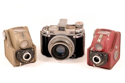 Lot 80 - Kodak Medalist II & Other Cameras for Repair or Display.