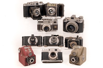 Lot 80 - Kodak Medalist II & Other Cameras for Repair or Display.