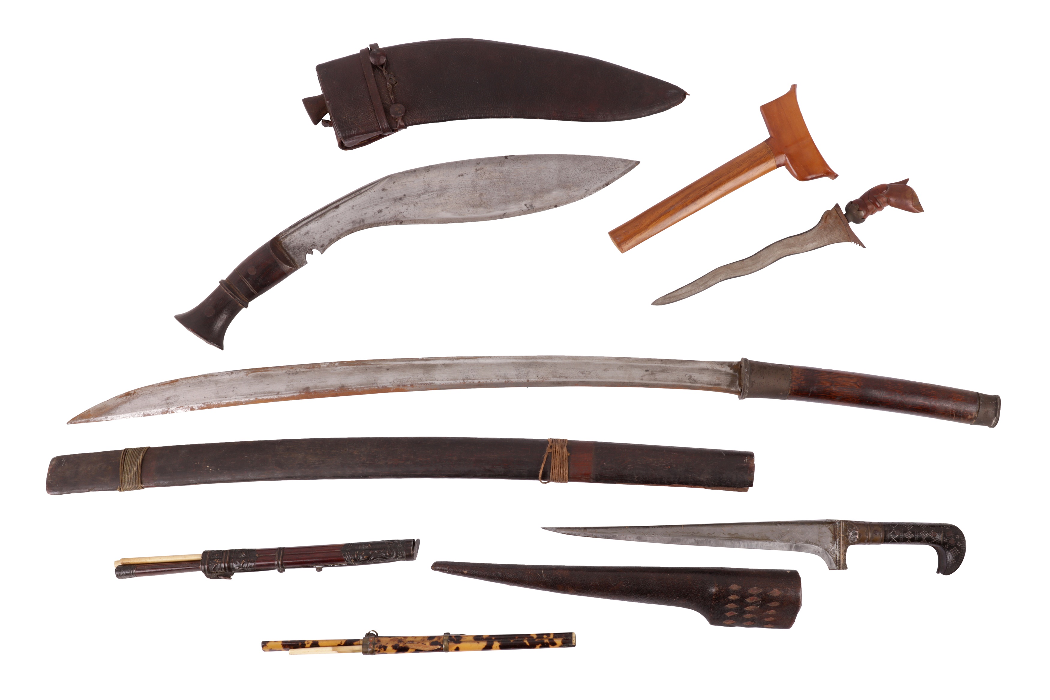 Lot 97 TWO JAPANESE EATING SETS, LATE 19TH/EARLY