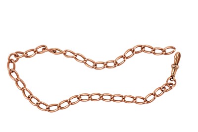 Lot 8 - A GOLD CHAIN