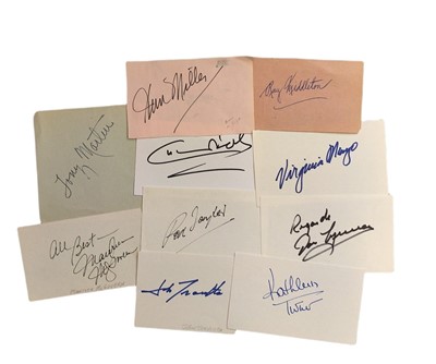 Lot 828 - Autograph Collection.- Actors & Actresses