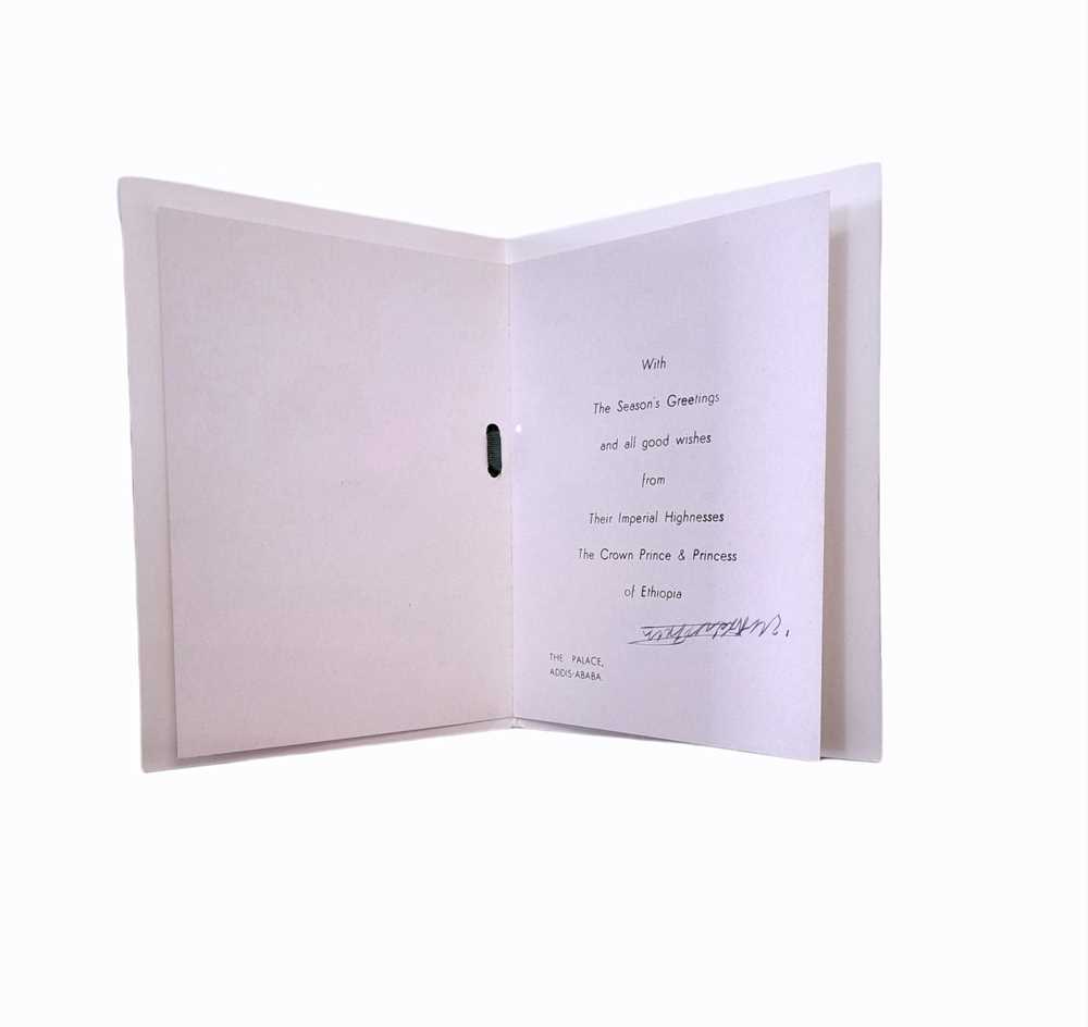 Lot 1164 - Amha Selassie, Emperor in absentia and Emperor-in-Exile of Ethiopia