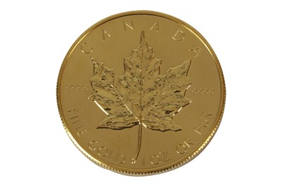 Lot 38 - CANADA, ELIZABETH II, 50 DOLLARS, MAPLE LEAF, 1986, FINE GOLD, 1oz