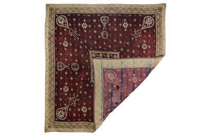 Lot 458 - A CEREMONIAL MASNAD (CANOPY) COVER