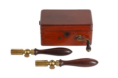 Lot 241 - A VICTORIAN POCKET-SIZED ELECTRIC SHOCK MACHINE