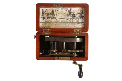 Lot 241 - A VICTORIAN POCKET-SIZED ELECTRIC SHOCK MACHINE