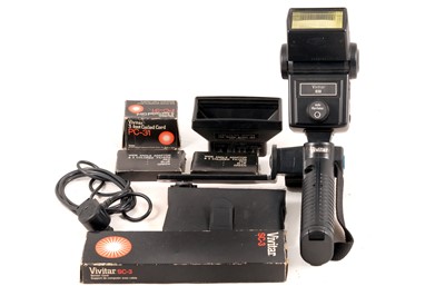 Lot 337 - A Good Vivitar 283 & Other Flash Units & Bulbs etc.