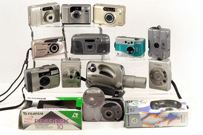 Lot 154 - A Good Group of APS Compact Cameras.