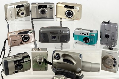 Lot 154 - A Good Group of APS Compact Cameras.