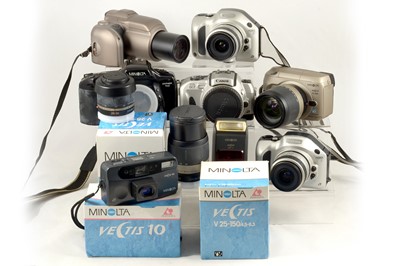Lot 155 - A Good Vectis APS Outfit & Other Cameras.