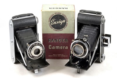 Lot 96 - Group of Mainly Ensign Folding Cameras.