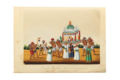 Lot 732 - AN ALBUM OF TWENTY-ONE INDIAN MICA PAINTINGS
