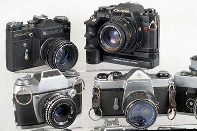 Lot 156 - End-Lot of 35mm Classic Cameras.