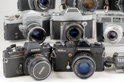 Lot 156 - End-Lot of 35mm Classic Cameras.