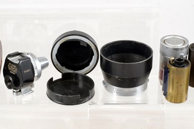 Lot 339 - Collection of Leica & Rolleiflex Accessories.