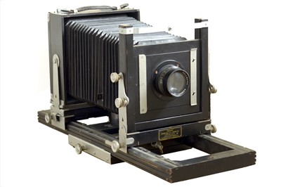 Lot 97 - A Kodak Model B Whole Plate Camera with Dallmeyer Serrac Lens.