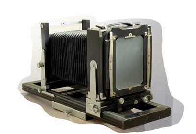 Lot 97 - A Kodak Model B Whole Plate Camera with Dallmeyer Serrac Lens.