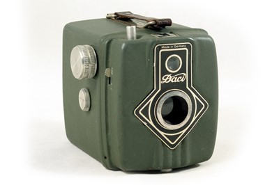 Lot 10 - Group of Box Cameras, inc Uncommon Coloured Models.