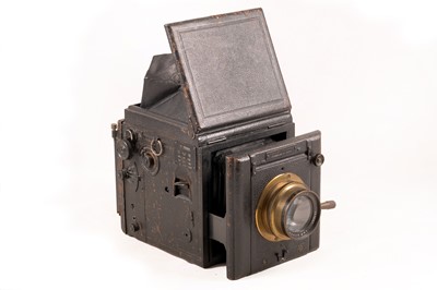 Lot 11 - Butcher's Popular Pressman Plate Camera with Ross Lens.