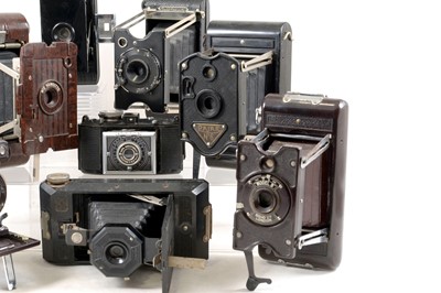 Lot 98 - Group of Folding Bakelite Cameras.