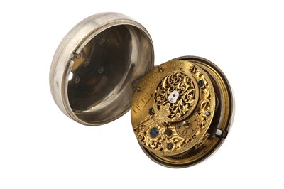 Lot 700 - AN ENGLISH OPEN FACE PAIR-CASED POCKET WATCH MADE BY GEORGE PRIOR FOR THE TURKISH MARKET