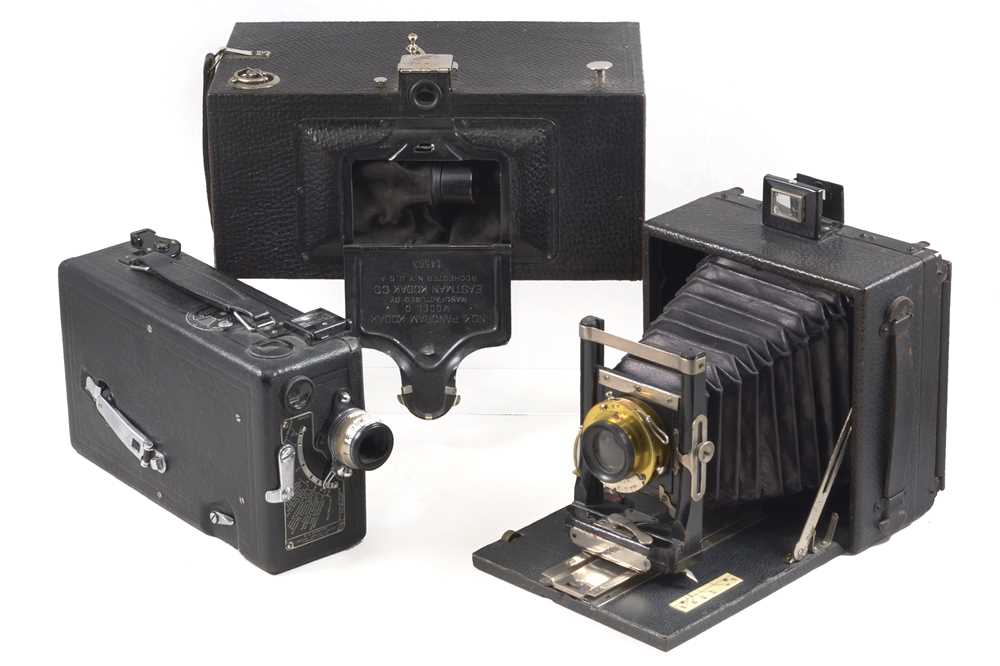 Lot 17 - Kodak No 4 Panoram, Model D & Other Cameras.