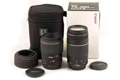 Lot 203 - Sigma 105mm f2.8 DG Macro Lens, Canon EOS Fit.