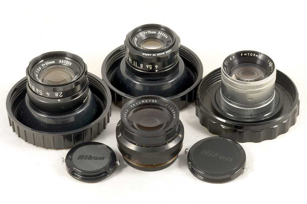 Lot 204 - Dallmeyer, Nikon & Minolta Enlarging Lenses.
