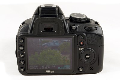 Lot 206 - Nikon D3100 14mp DSLR & Nikkor 18-55mm VR Lens.
