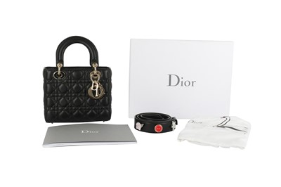 Lot 312 - Christian Dior Black Small My Lady Dior Bag