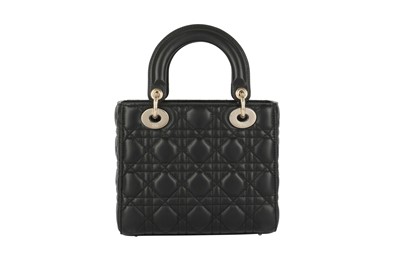 Lot 312 - Christian Dior Black Small My Lady Dior Bag