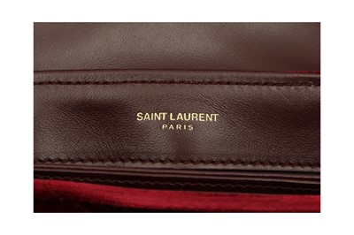 Lot 61 - Saint Laurent Burgundy LouLou Toy Crossbody Bag