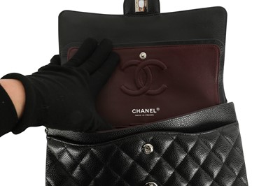 Lot 465 - Chanel Black Caviar Classic Medium Double Flap Bag