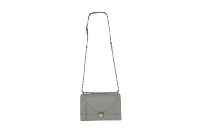 Lot 80 - Christian Dior Grey Medium Diorama Bag