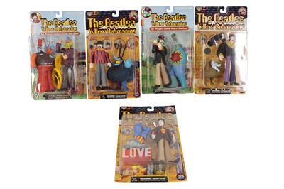 Lot 997 - MCFARLANE TOYS,  A COLLECTION OF THE BEATLES YELLOW SUBMARINE ACTION FIGURES