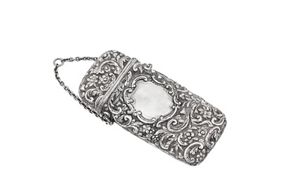 Lot 53 - A Victorian sterling silver cheroot case Birmingham 1848 by William Dudley