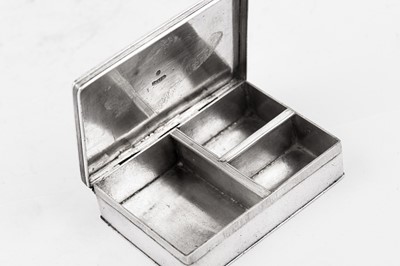 Lot 57 - An early 19th century South African colonial silver snuff box, Cape of Good Hope circa 1800 by William Godfried Lotter I (1748-1810, first mention 1770)